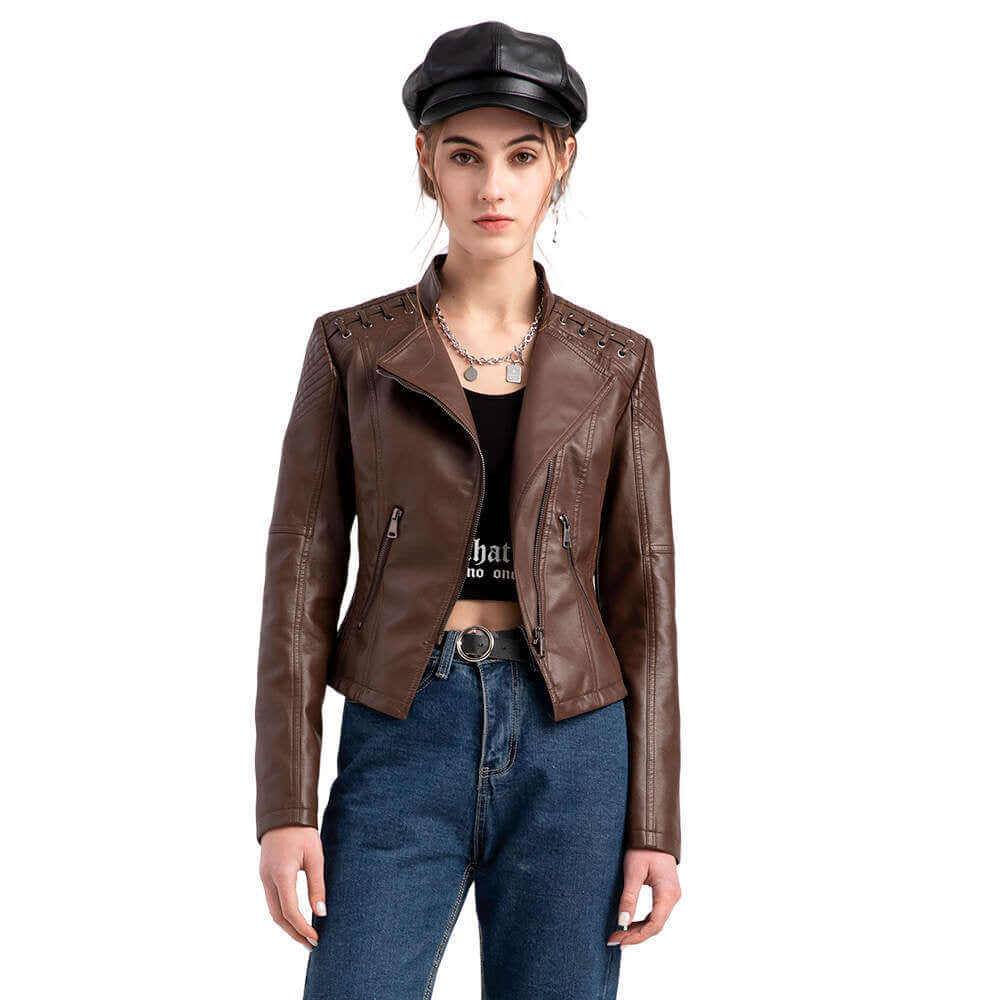 "Veste en cuir d&