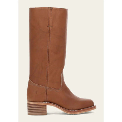 "Bottes hautes pour femmes en cuir avec talon bloc et bout carré, élégance et confort pour toutes occasions."