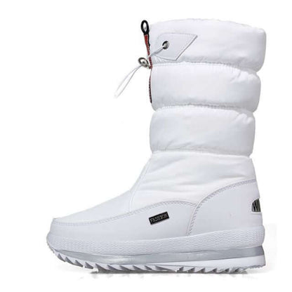 "Bottes de neige femme imperméables à doublure chaude, semelle antidérapante, pour conditions hivernales"