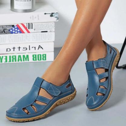 Sandales orthopédiques femme élégantes, semelle antidérapante, design moderne, idéales pour l'été et confort optimal.