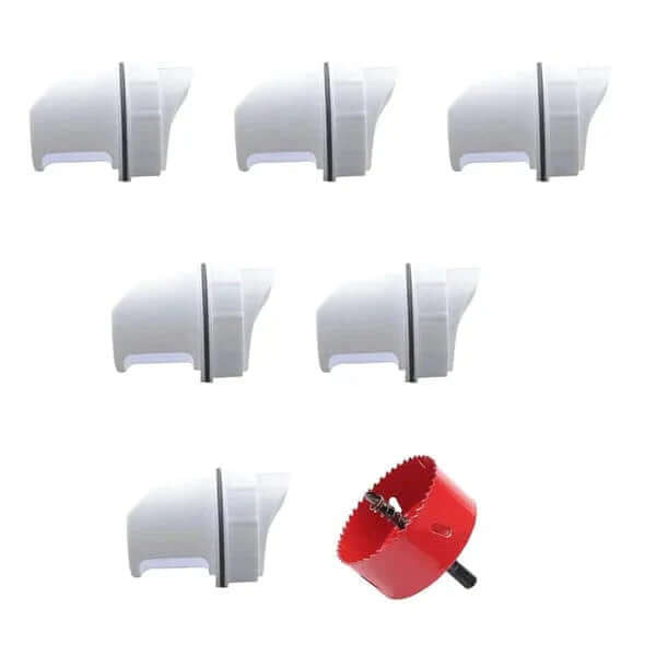 "Mangeoire premium élégante pour volailles, design moderne, adaptée à divers récipients, idéale pour poules et petits animaux