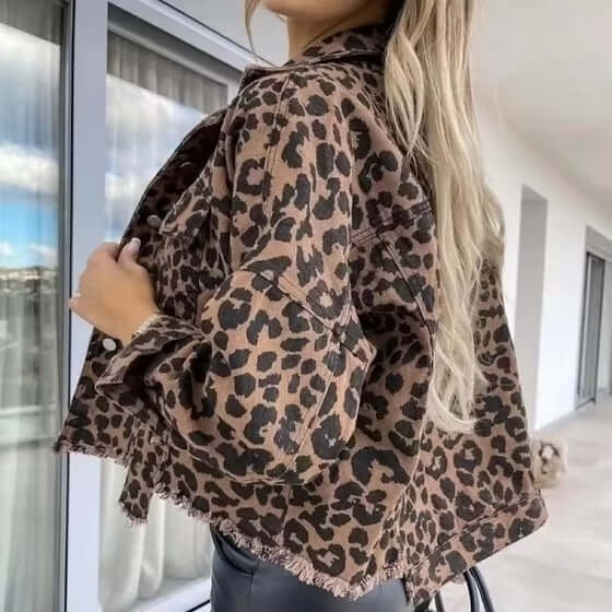 Veste imprimé léopard femme – Lovimora