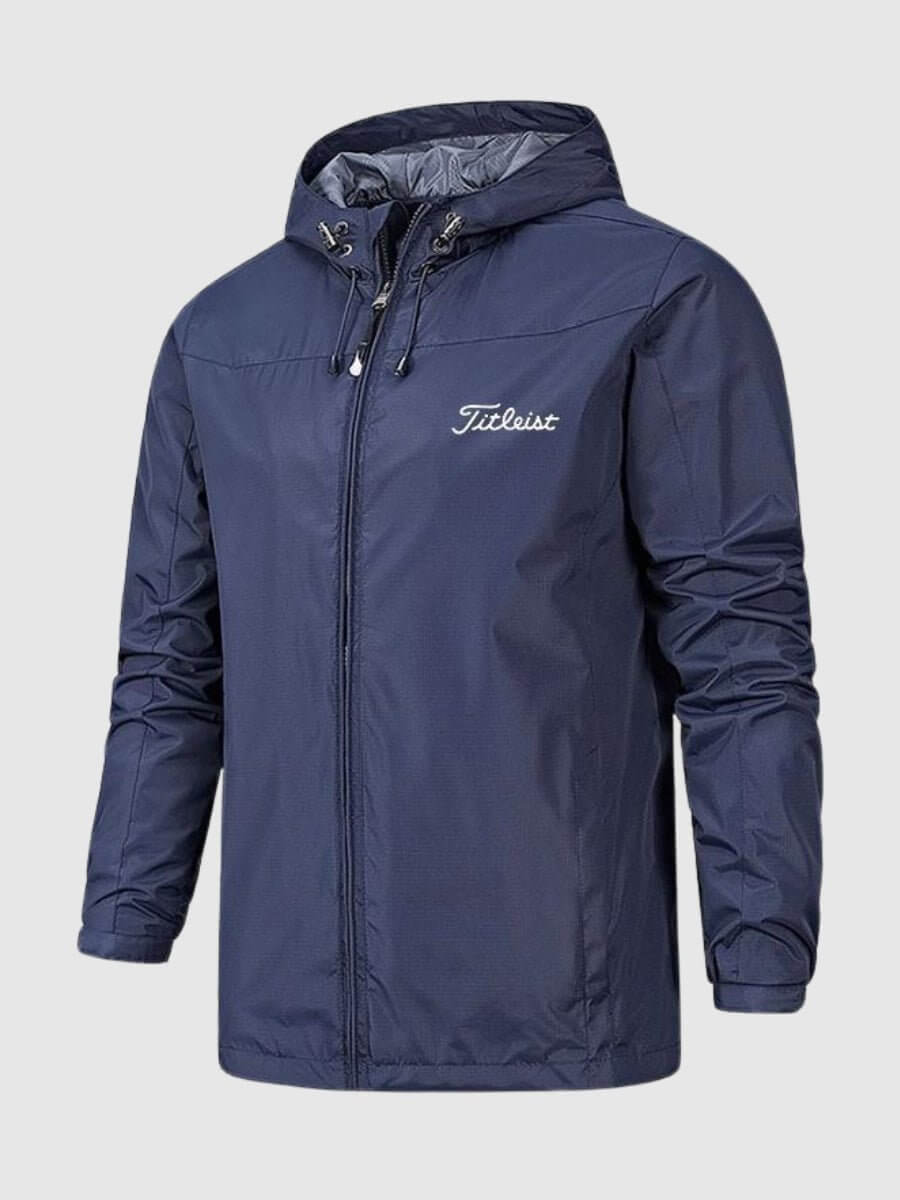 "Veste imperméable homme élégante, coupe-vent, confortable, idéale toutes saisons, style moderne pour pluie."