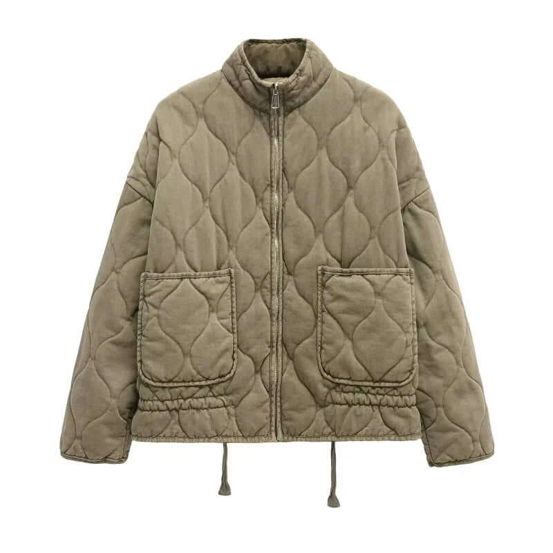 "Veste Puffer Femme élégante, polyvalente et confortable, avec poches multiples, idéale pour style urbain et activités extéri