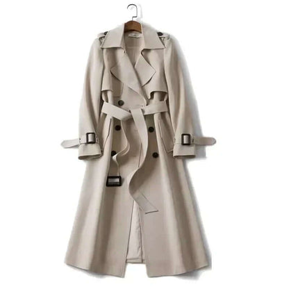 Trench-coat mi-long femme imperméable – Lovimora