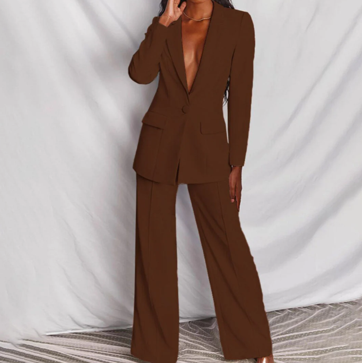 Ensemble tailleur femme blazer et pantalon – Lovimora