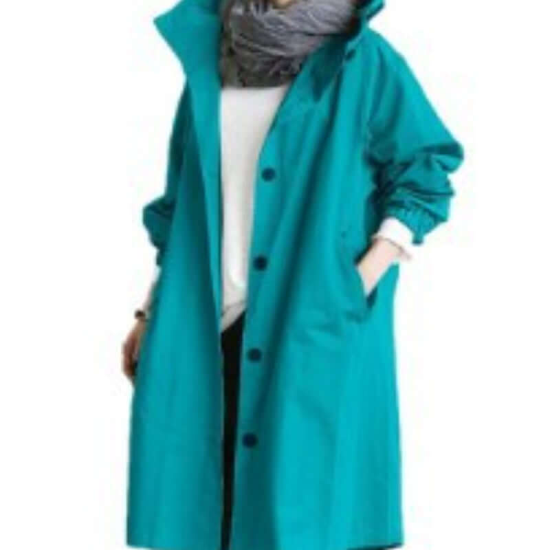 "Trench Saule pour femmes, imperméable chic, beige clair, coupe élégante, protection contre le vent, style intemporel."