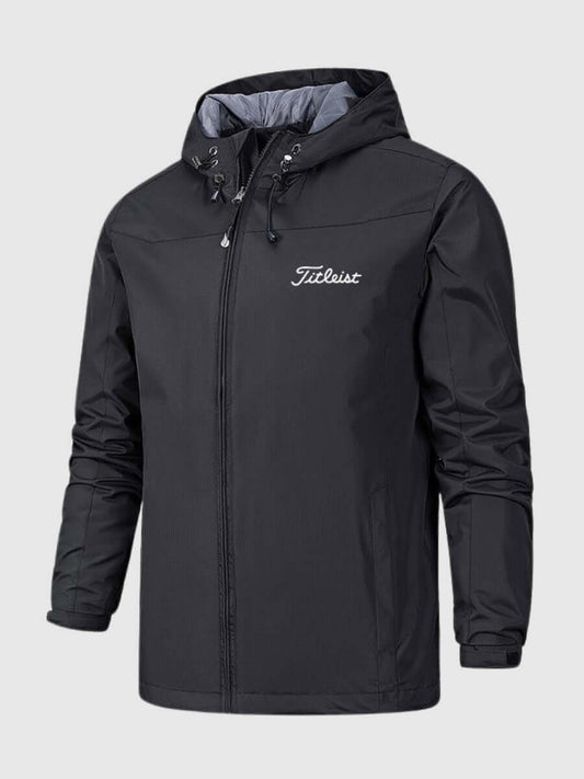 "Veste imperméable homme élégante, coupe-vent, confortable, idéale toutes saisons, style moderne pour pluie."