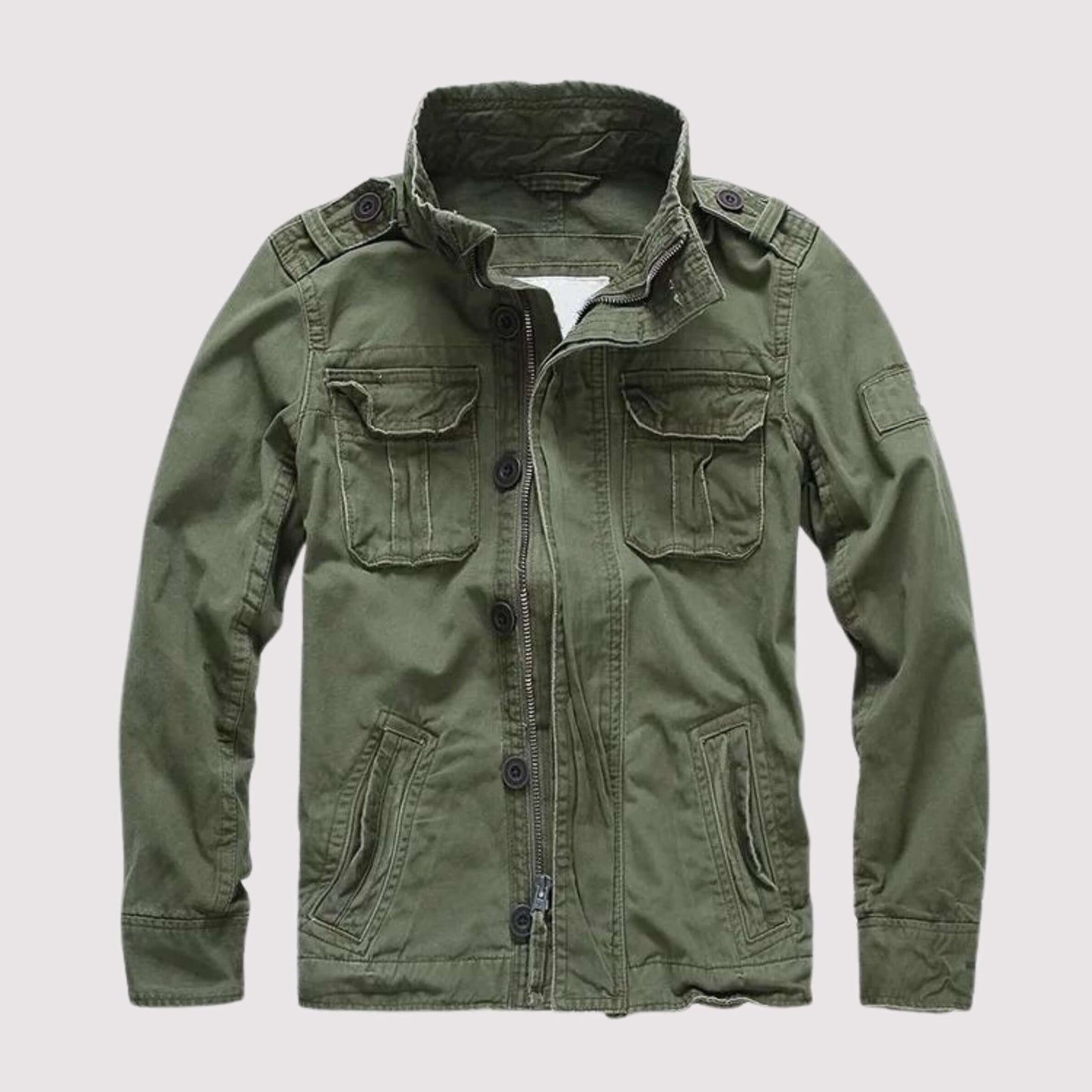 "Veste en jean rétro pour femme, denim bleu robuste, coupe ajustée avec poches fonctionnelles, style chic pour l'hiver."
