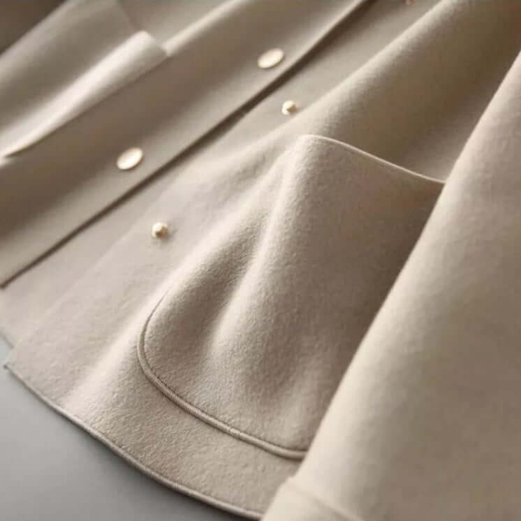 "Veste femme en coton élégante avec design sophistiqué, coupe classique et allure chic, idéale pour toutes occasions."