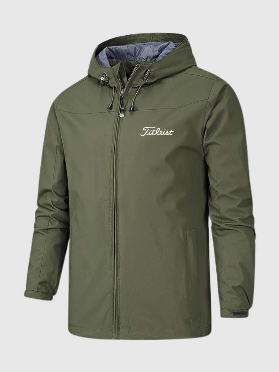 "Veste imperméable homme élégante, coupe-vent, confortable, idéale toutes saisons, style moderne pour pluie."