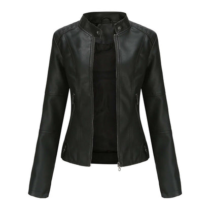 Veste en cuir camel pour femmes, chic et polyvalente, en cuir souple, apportant élégance et confort à toutes occasions.